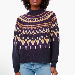 Pomander Place Fern Fair Isle Sweater